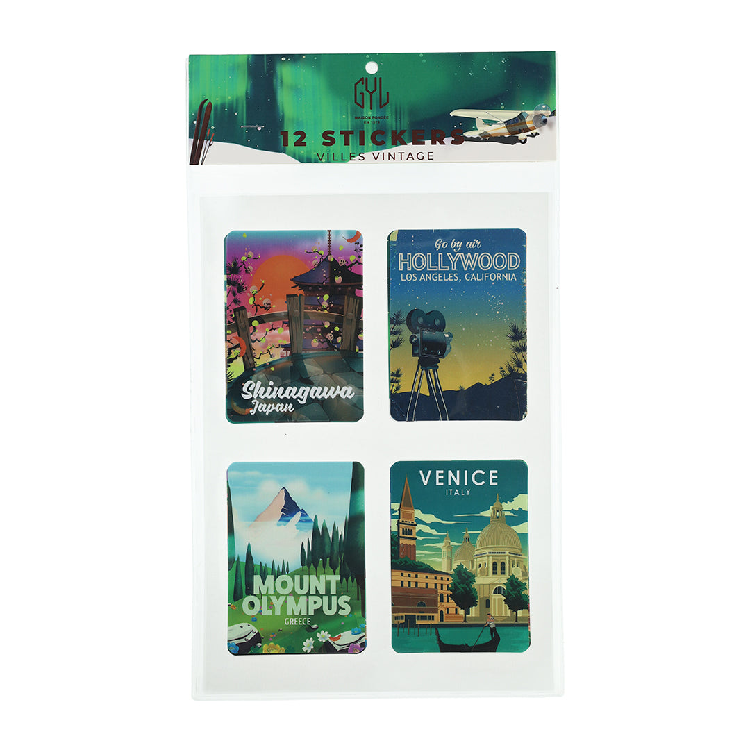 12 Stickers Paysages