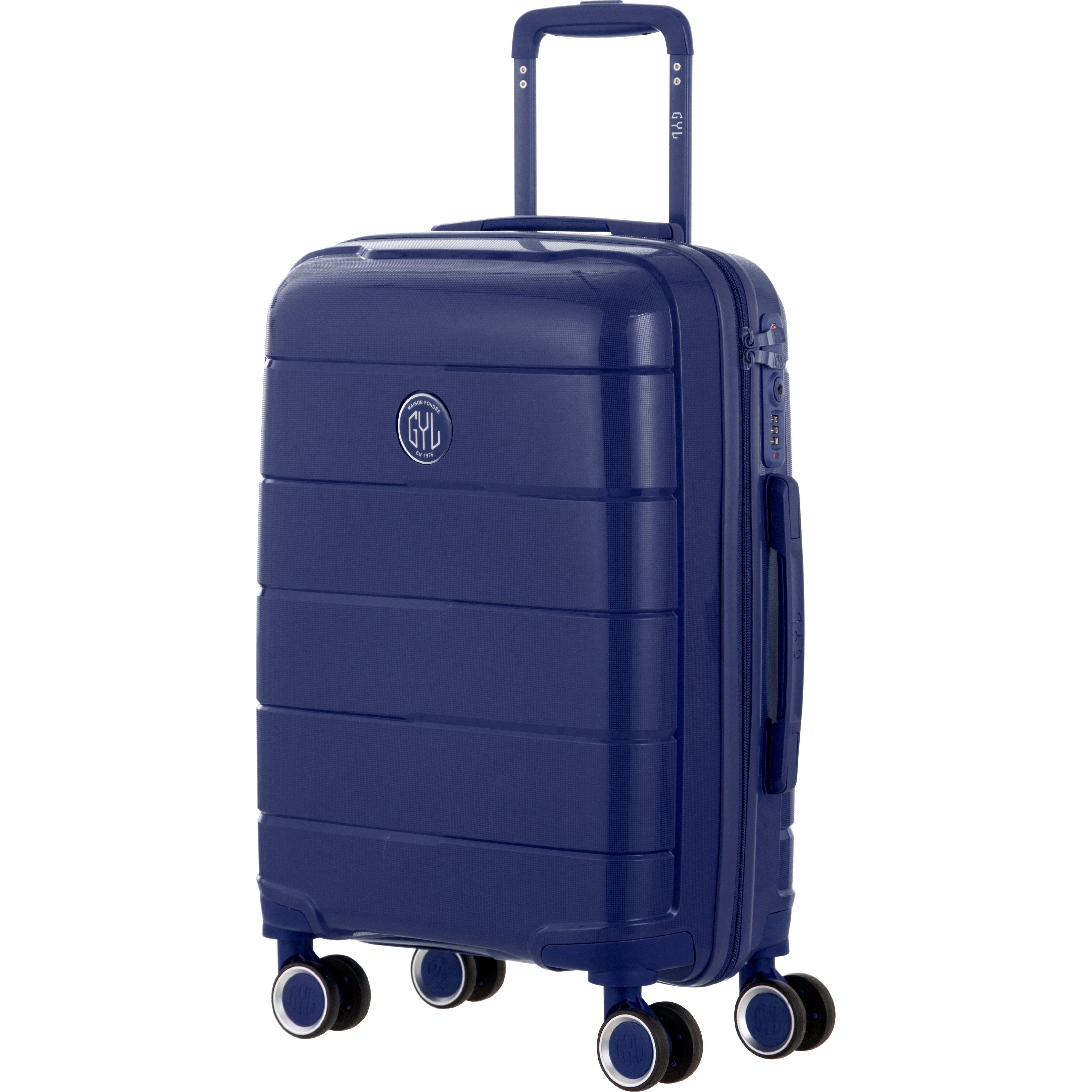 SET DE 3 VALISES RIGIDES BLUE CH3 (TAILLES S, M, L)