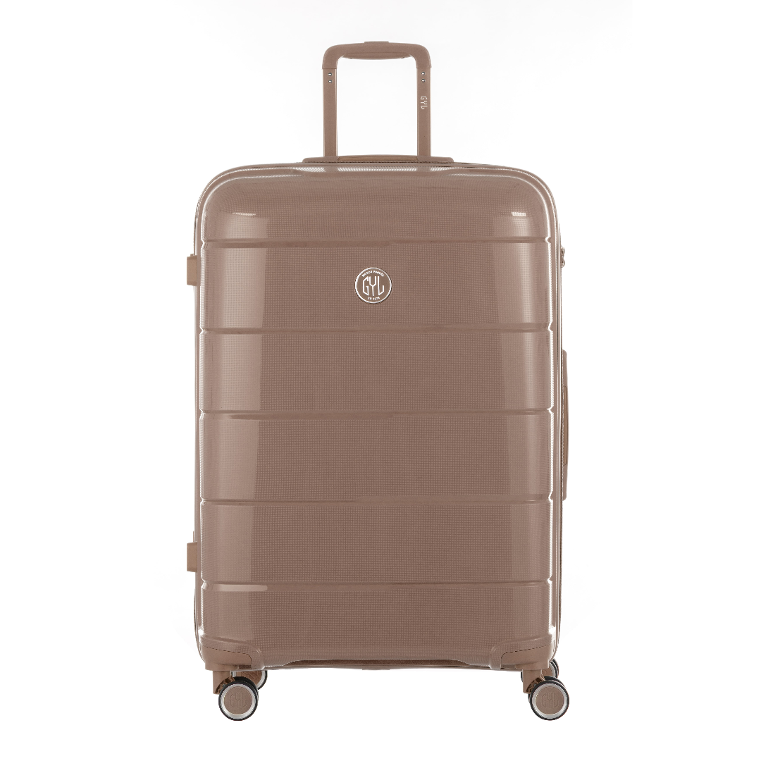 VALISE RIGIDE CHAMPAGNE CH3 CABINE (TAILLE S)