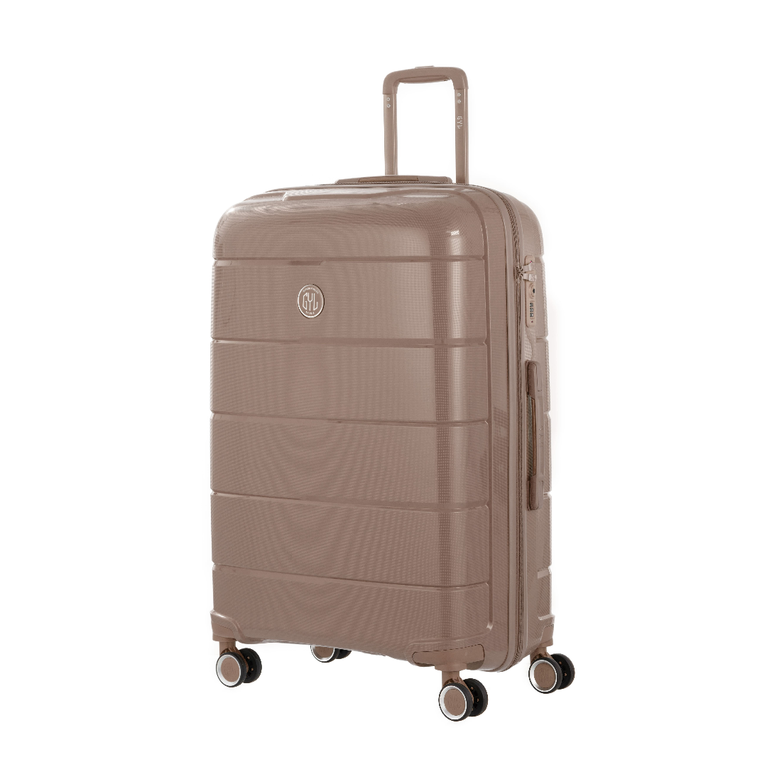 VALISE RIGIDE CHAMPAGNE CH3 CABINE (TAILLE S)