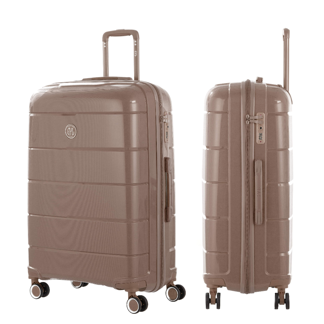 SET DE 3 VALISES RIGIDES Champagne CH3 (TAILLES S, M, L)