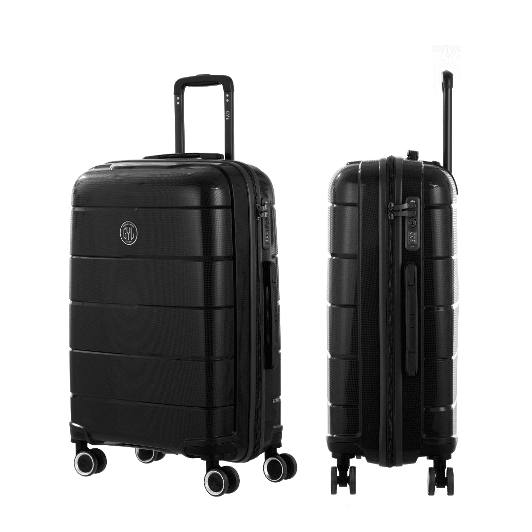 KIT DE 2 SOLO : VALISES RIGIDES BLACK CH3(TAILLE M,L)