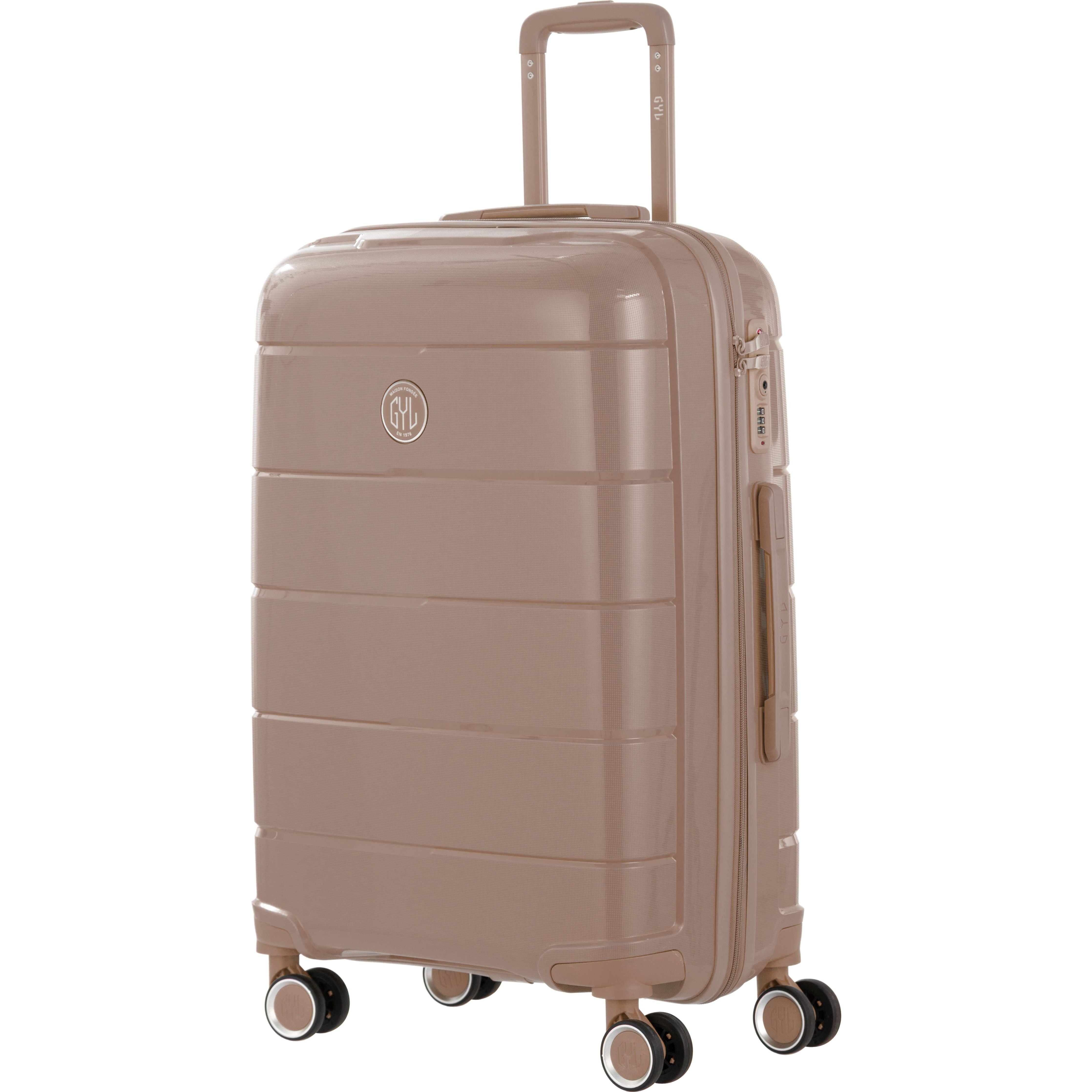 VALISE RIGIDE CHAMPAGNE CH3 MOYENNE (TAILLE M)