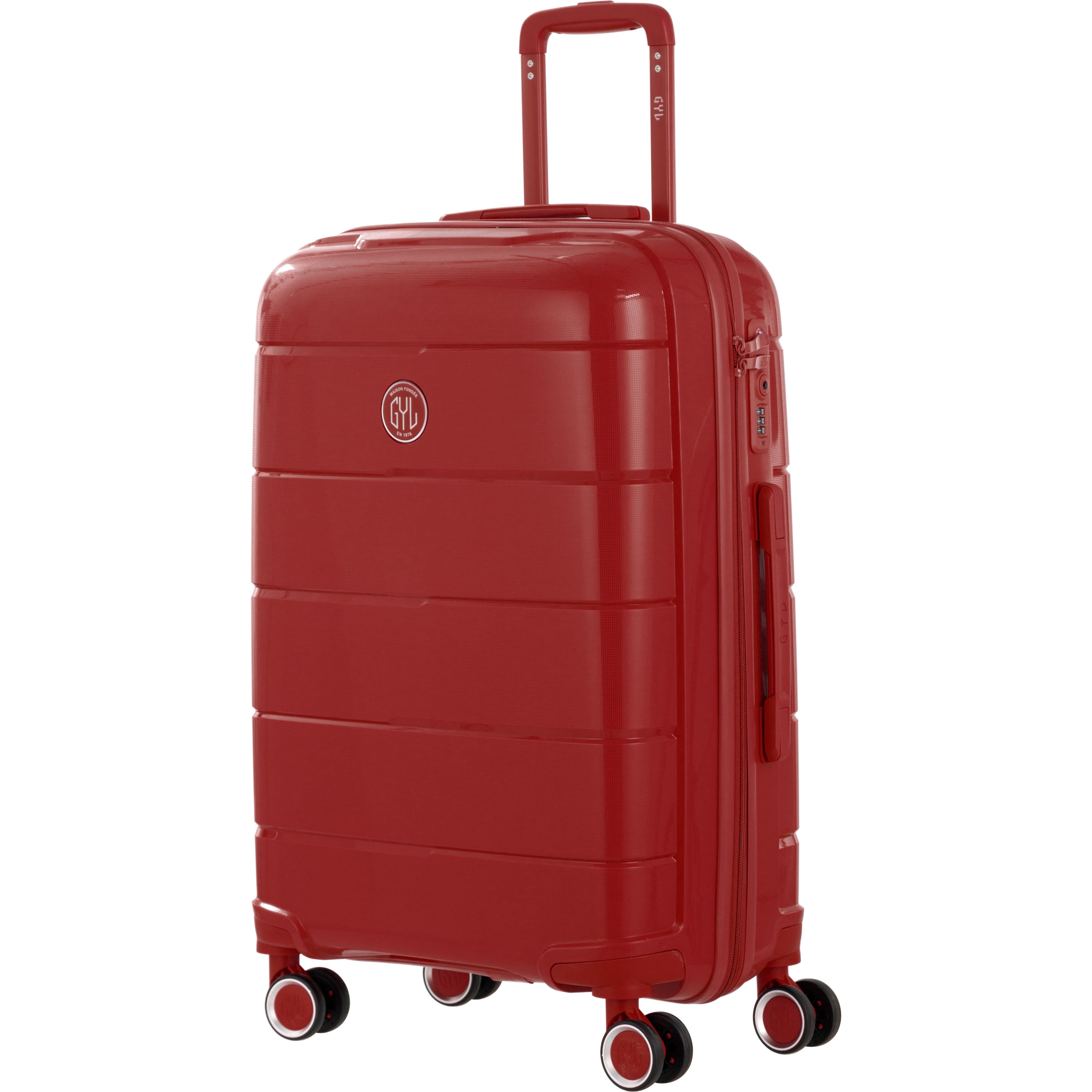 VALISE RIGIDE DARK RED CH3 CABINE (TAILLE S)