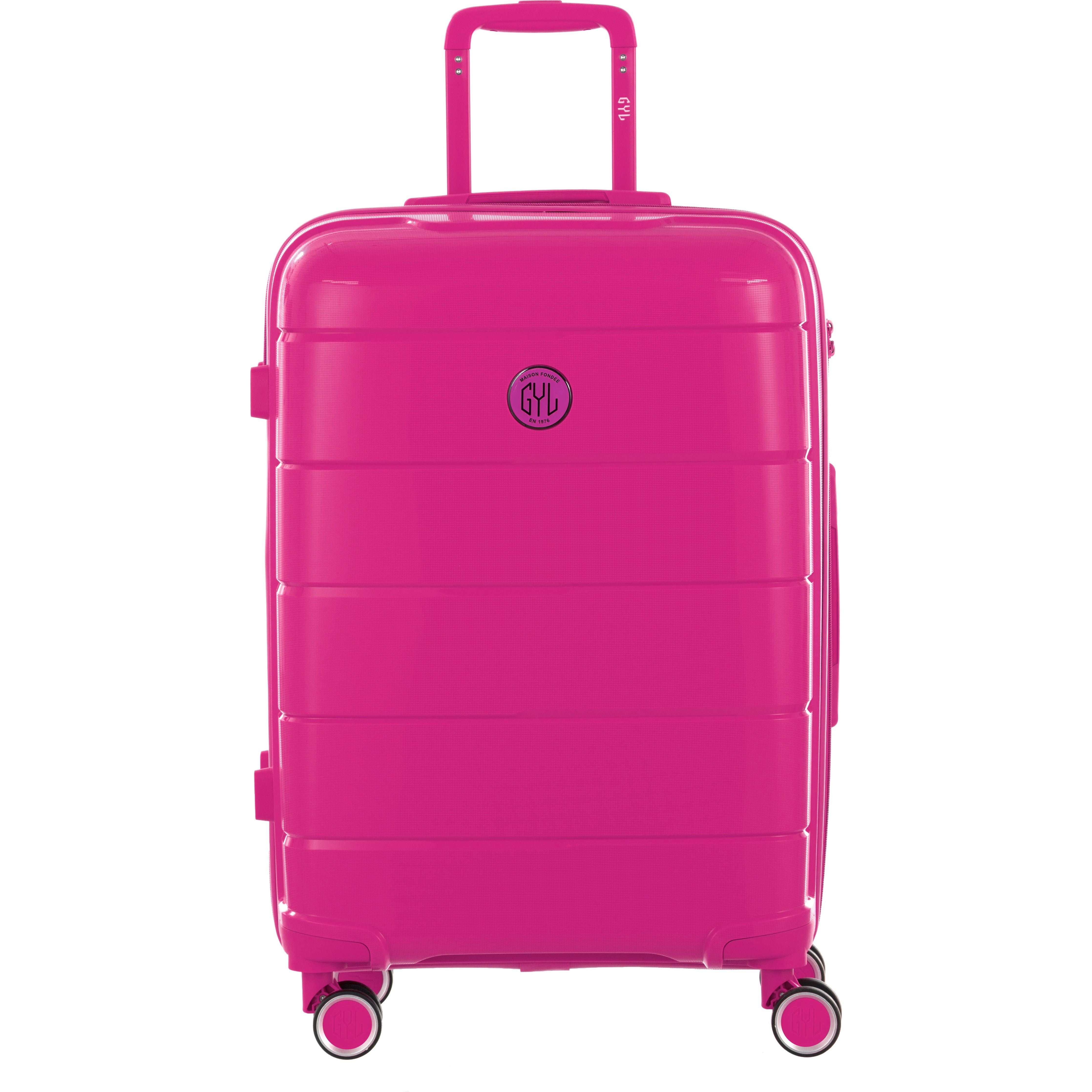 VALISE MOYENNE FUSHIA CH3