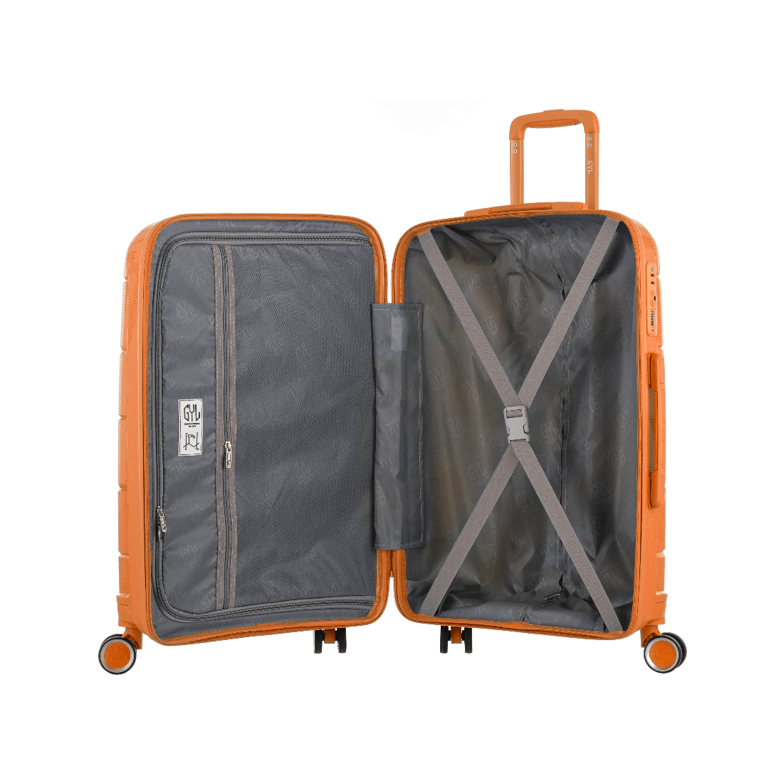 VALISE RIGIDE ORANGE CH3 CABINE (TAILLE S)