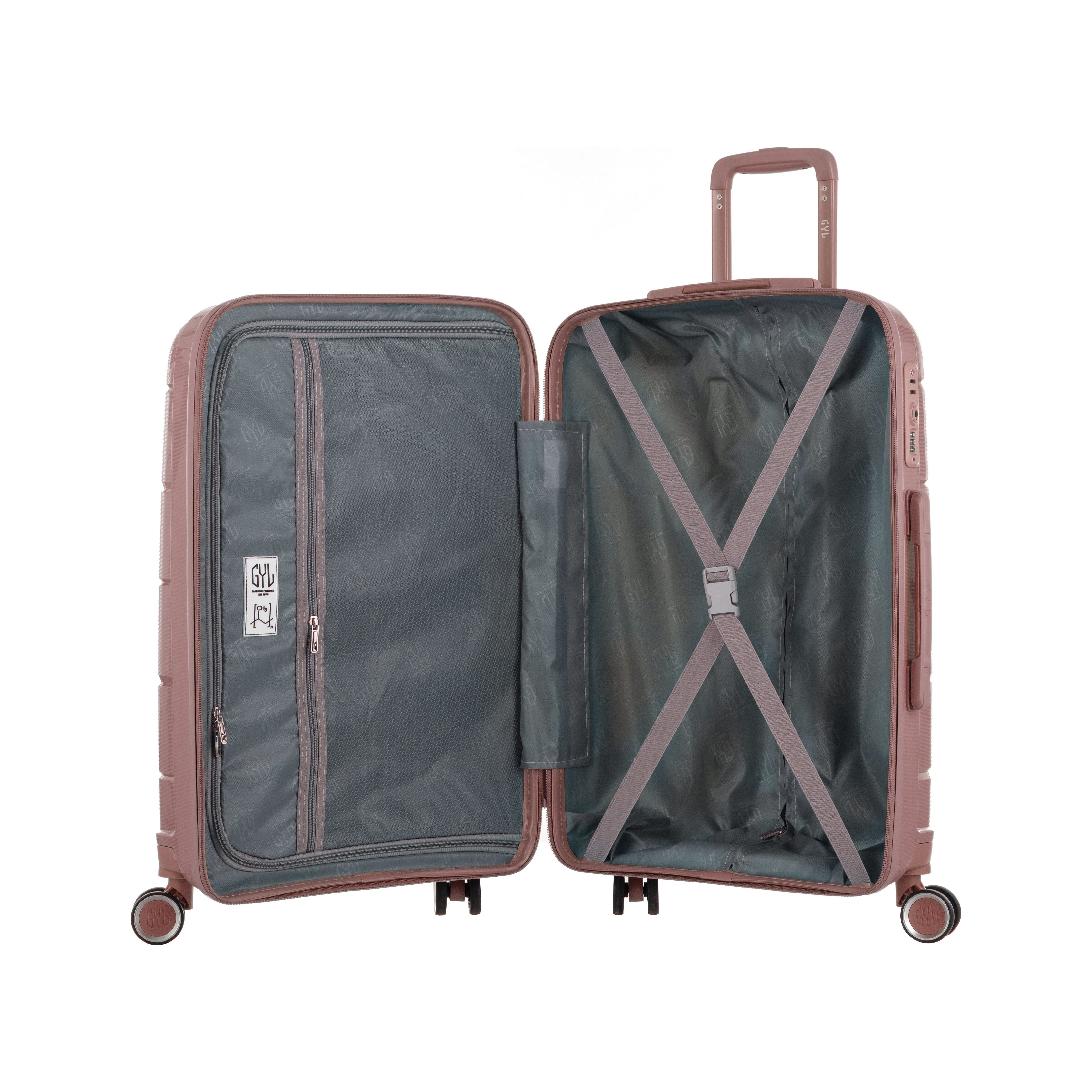 VALISE RIGIDE PINK GOLD CH3 MOYENNE (TAILLE M)