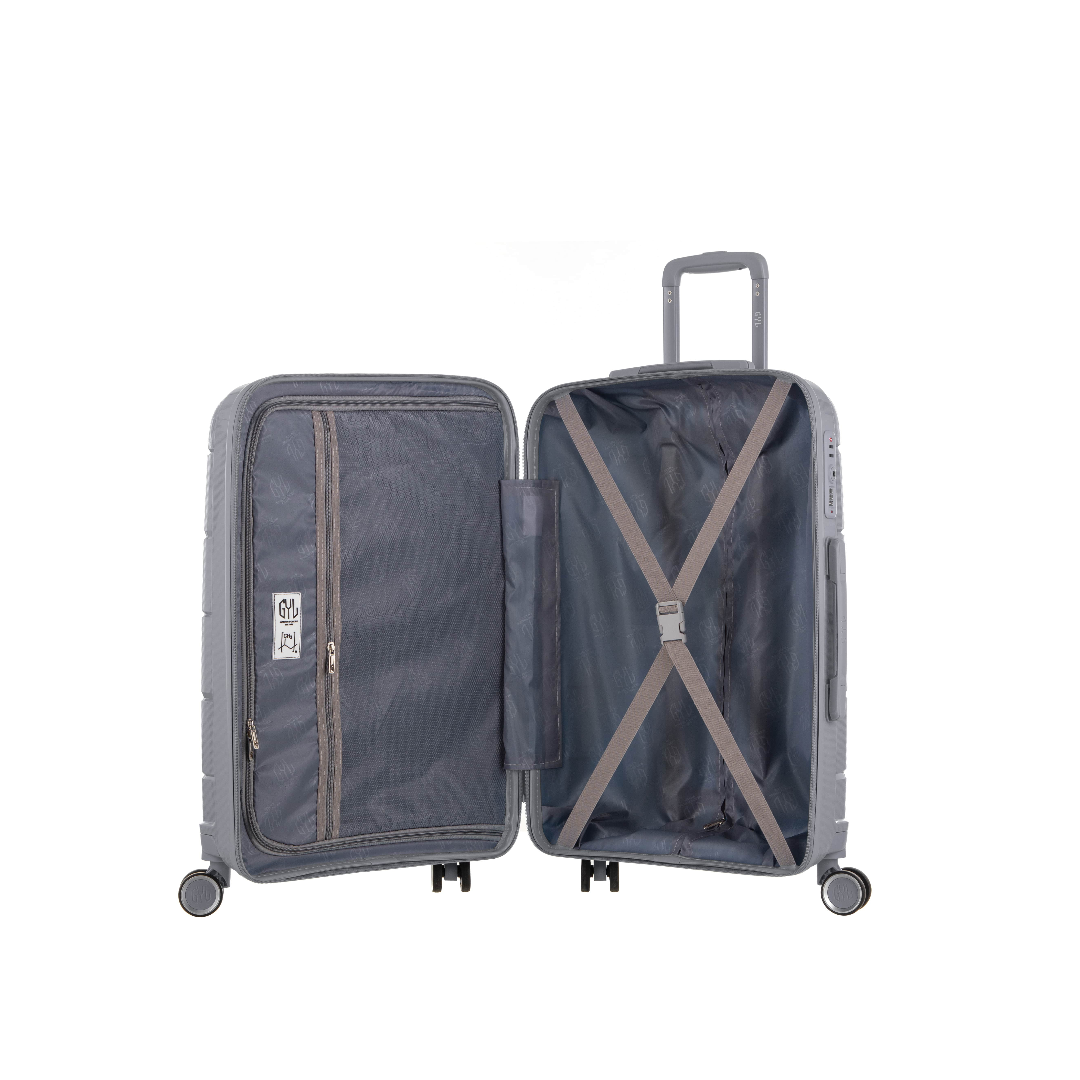 VALISE RIGIDE SILVER CH3 MOYENNE (TAILLE M)