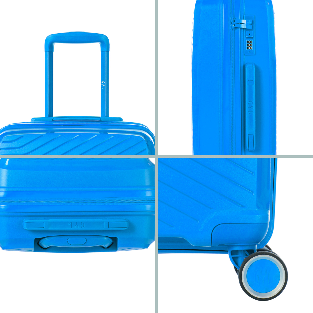 SET DE 3 VALISES RIGIDES Blue PP5 (TAILLES S, M, L)