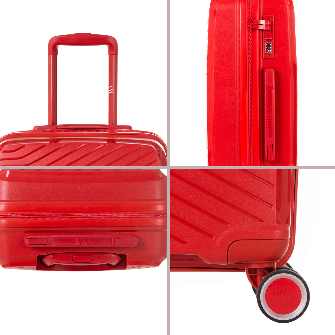 Qualité pp Premium - Ensemble valise - Ensemble chariot 3 pièces - bagage à  main et | bol