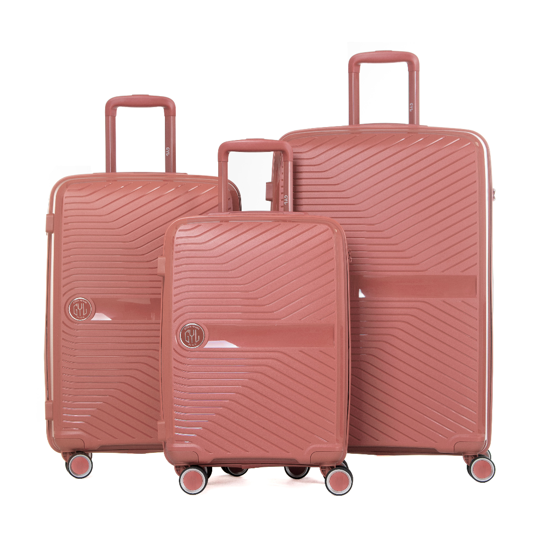 Qualité pp Premium - Ensemble valise - Ensemble chariot 3 pièces - bagage à  main et | bol