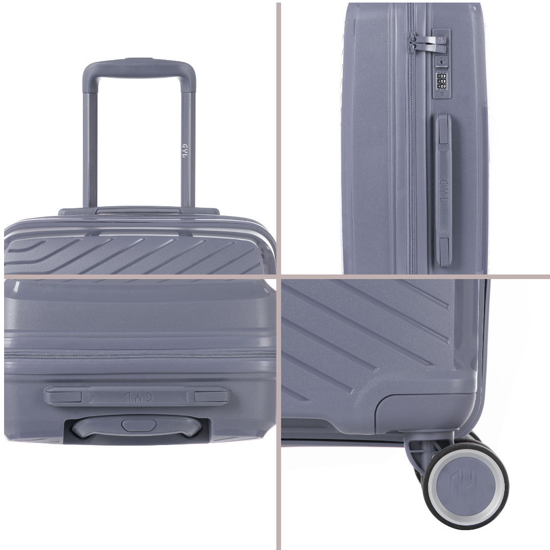 SET DE 3 VALISES RIGIDES Silver PP5 (TAILLES S, M, L)