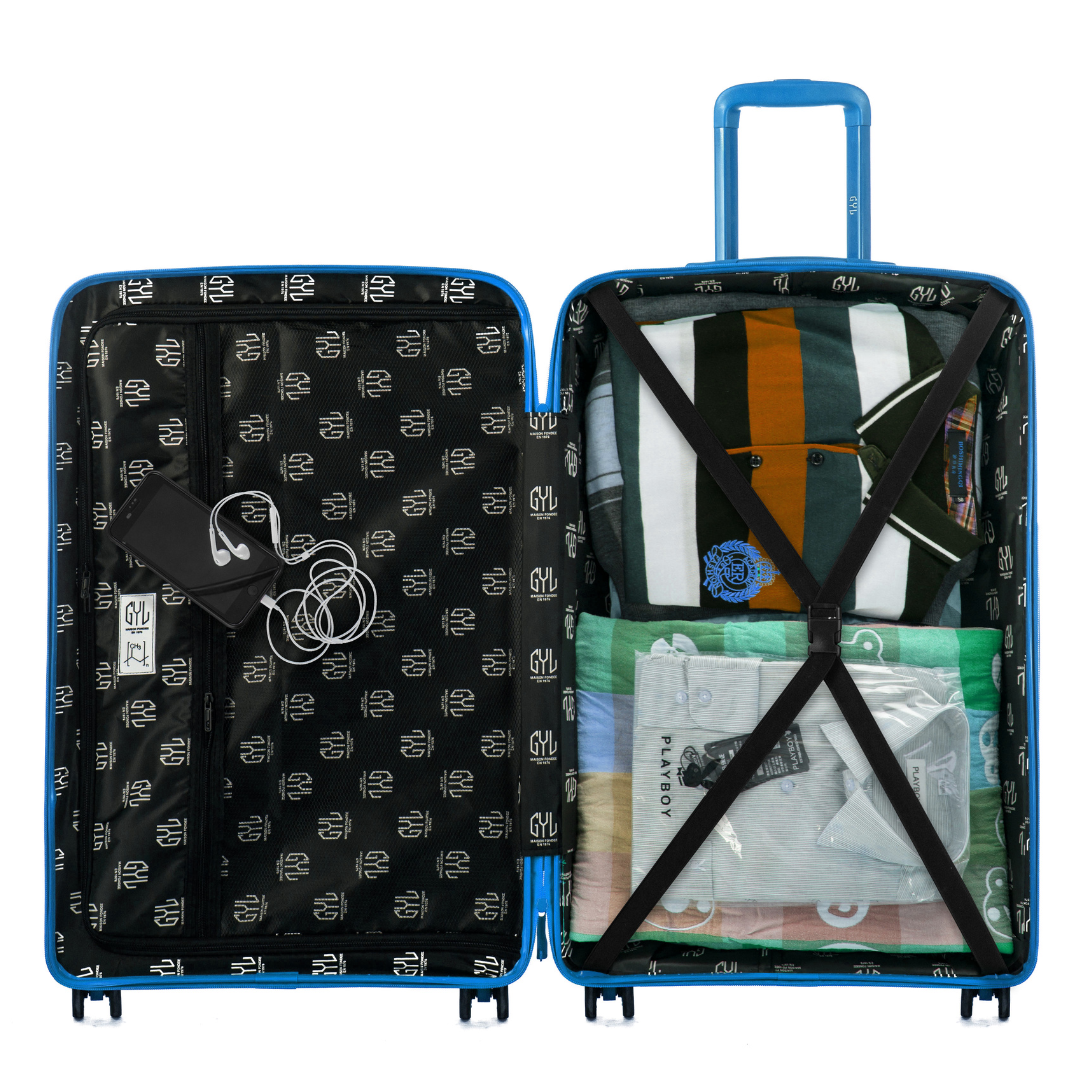 VALISE RIGIDE BLUE PP5 GRANDE (TAILLE L)