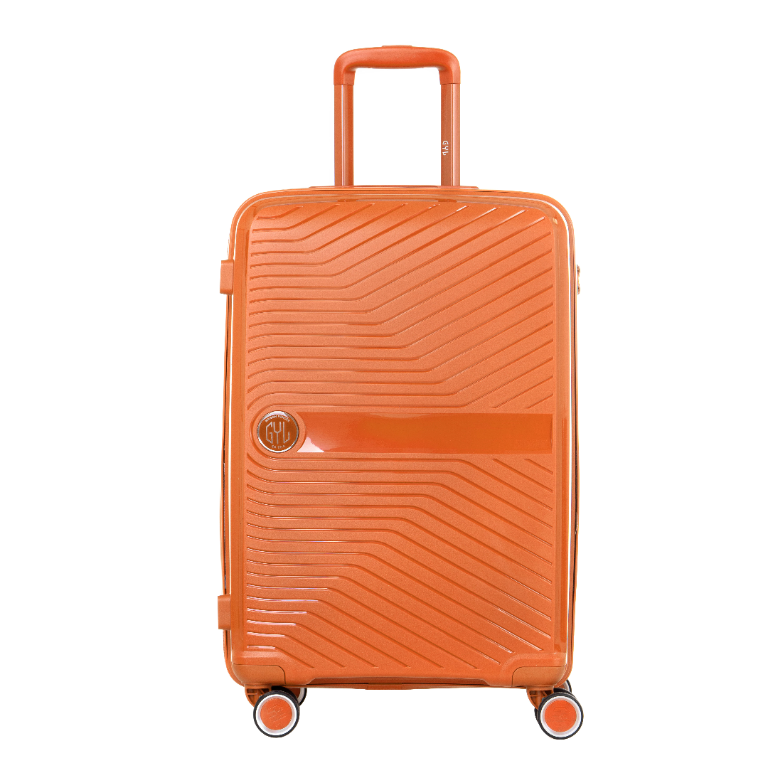 SET DE 2 VALISES RIGIDES ORANGE PP5(TAILLE M,L)