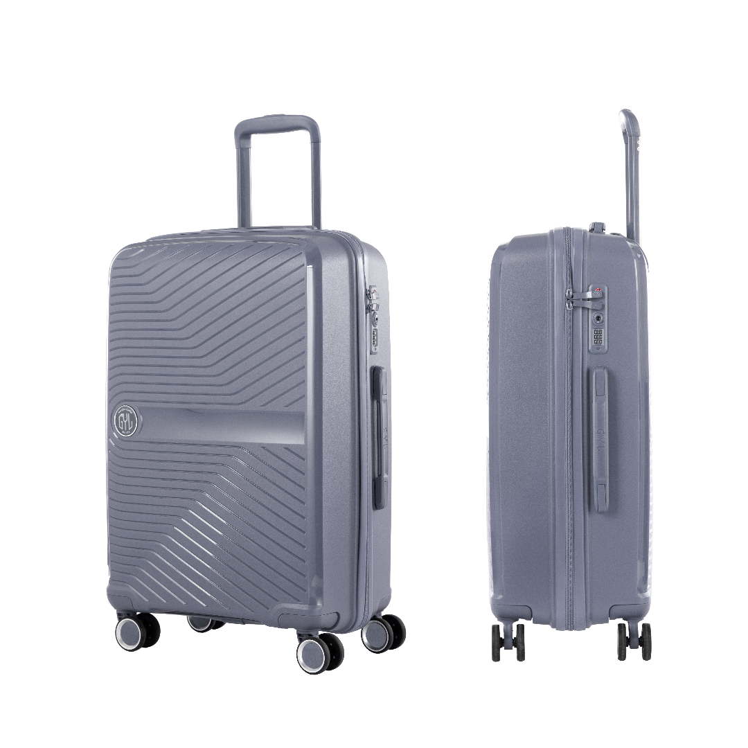 SET DE 2 VALISES RIGIDES SILVER PP5(TAILLE M,L)