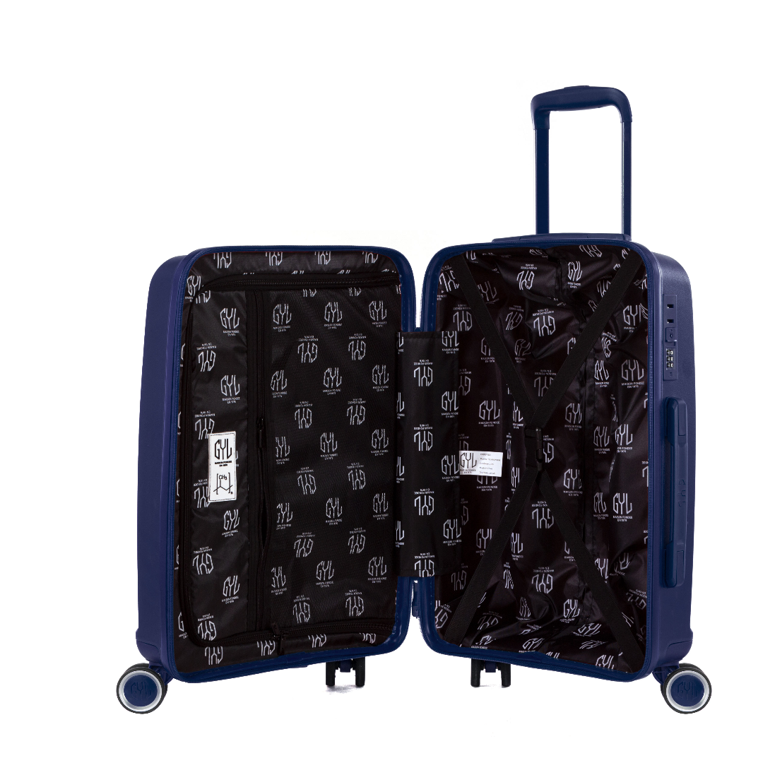 VALISE RIGIDE NAVY PP5 CABINE (TAILLE S)