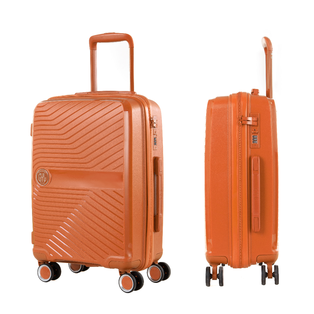 SET DE 2 VALISES RIGIDES ORANGE PP5(TAILLE M,L)