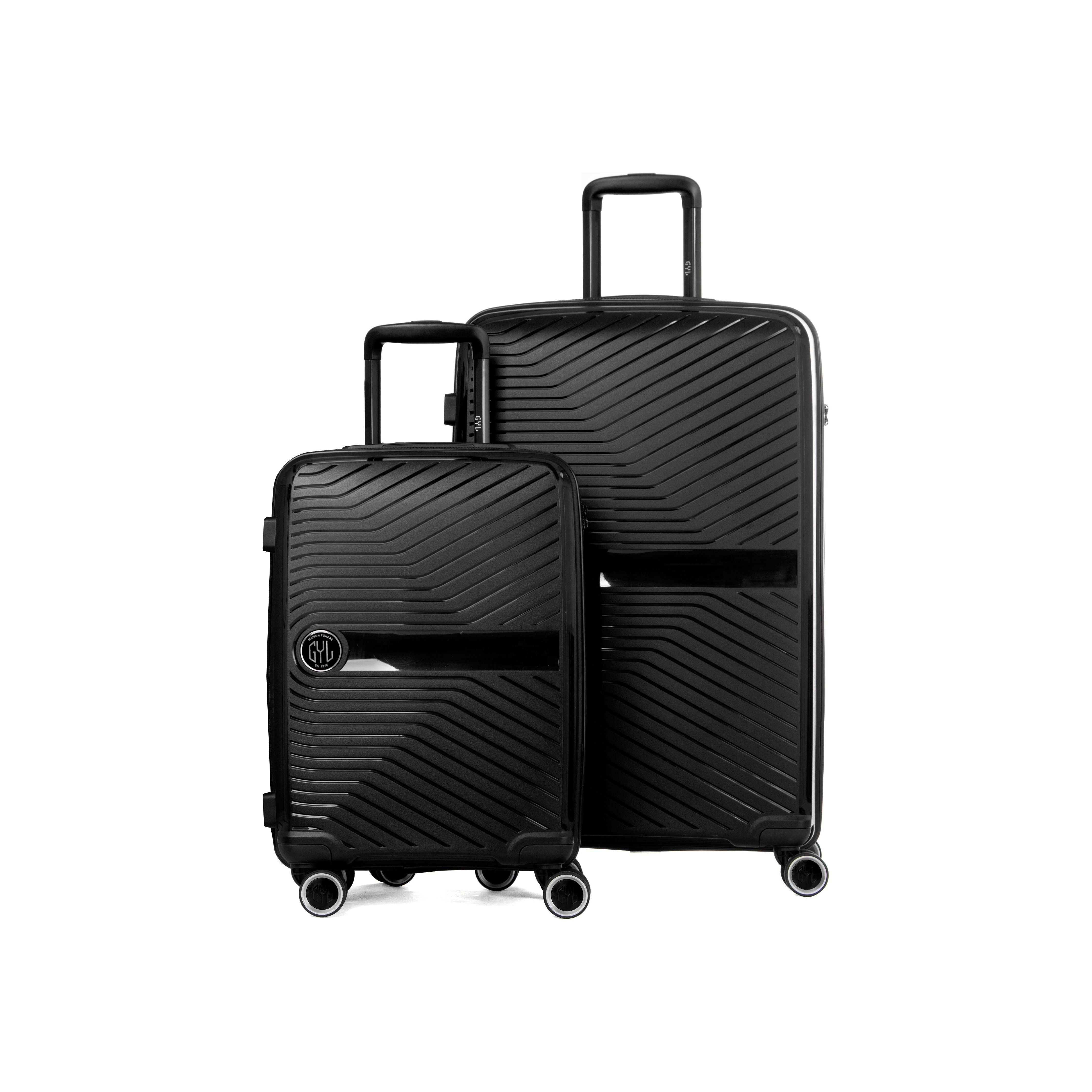 SET DE 2 VALISES RIGIDES BLACK PP5(TAILLE M,L)