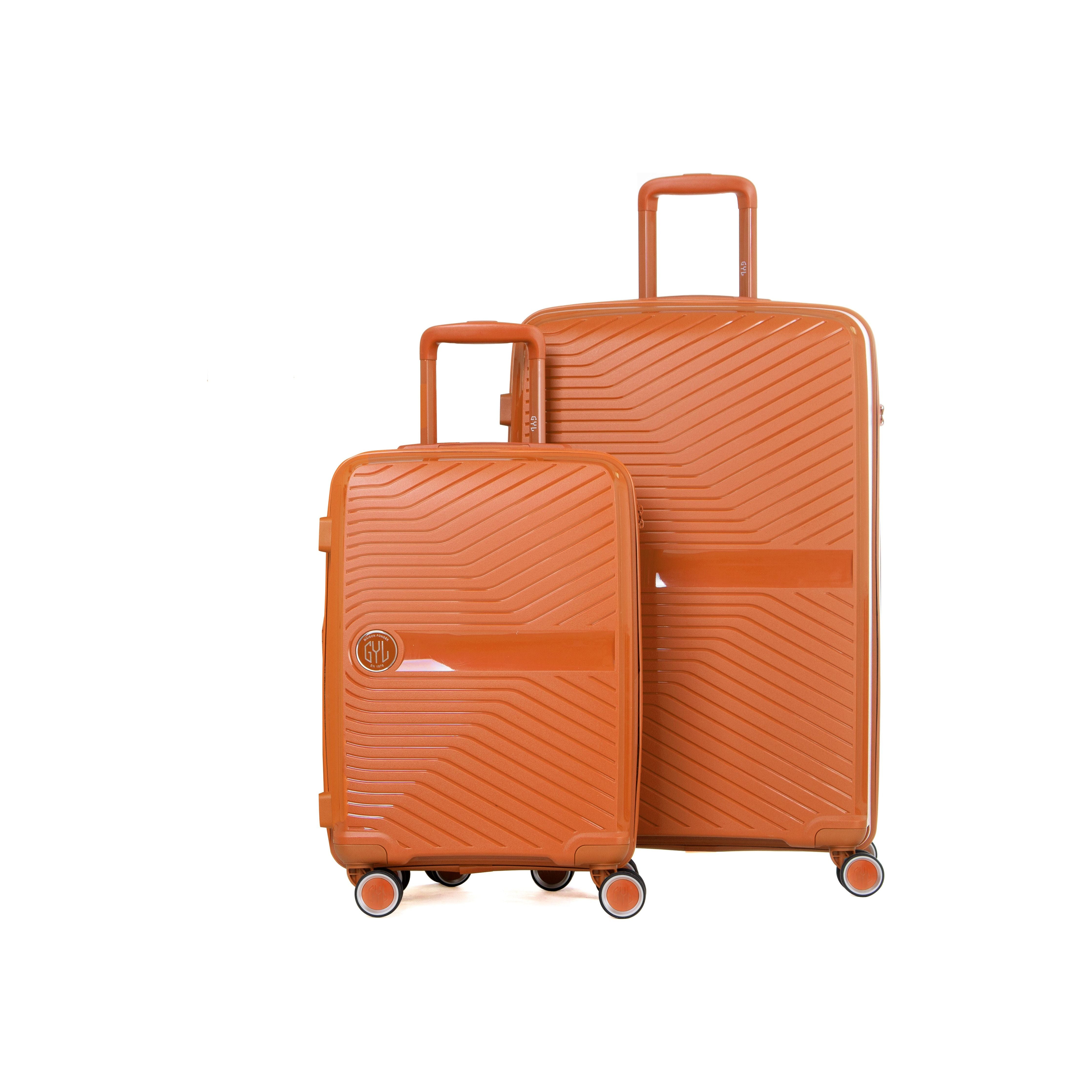 SET DE 2 VALISES RIGIDES ORANGE PP5(TAILLE M,L)