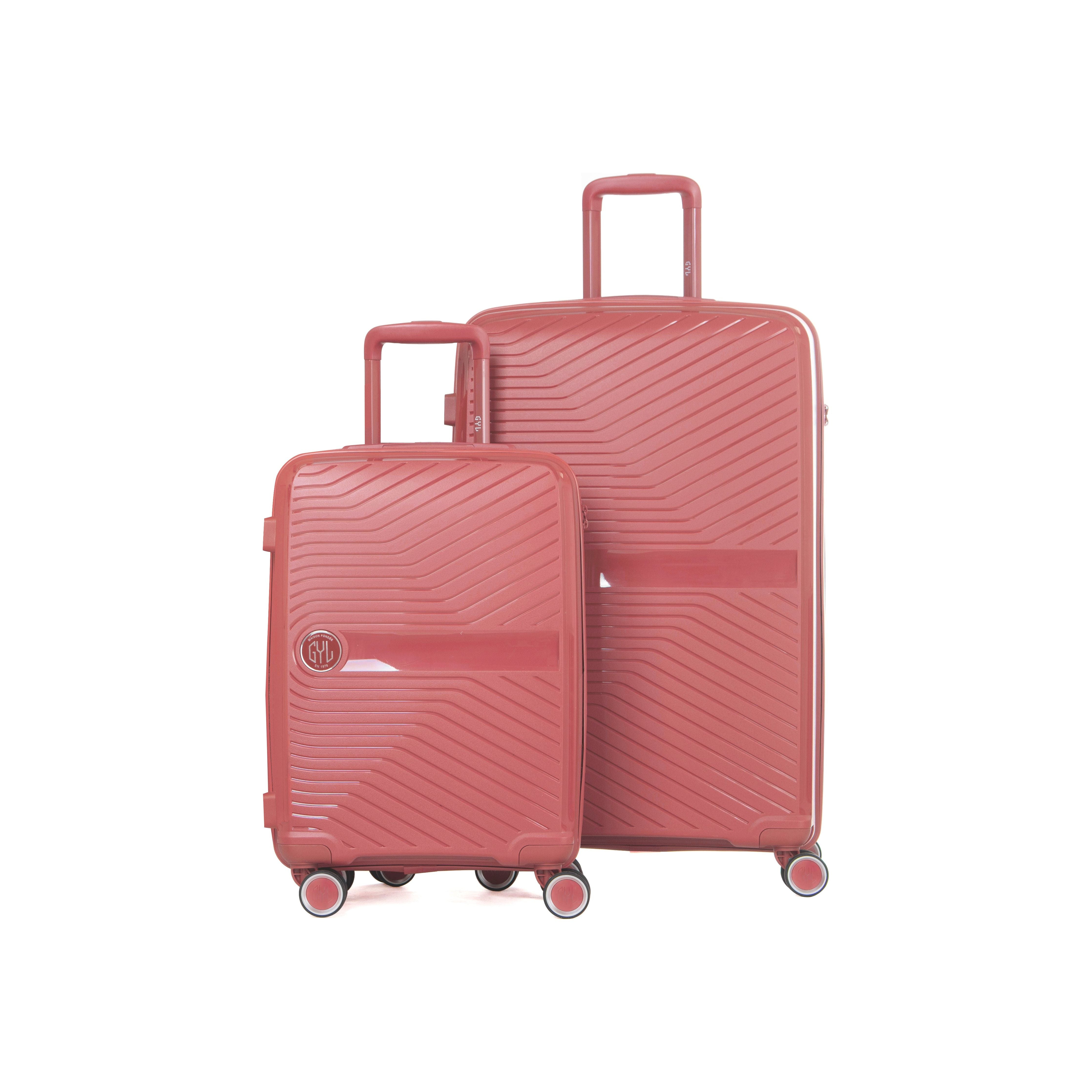 SET DE 2 VALISES RIGIDES PINK GOLD PP5(TAILLE M,L)