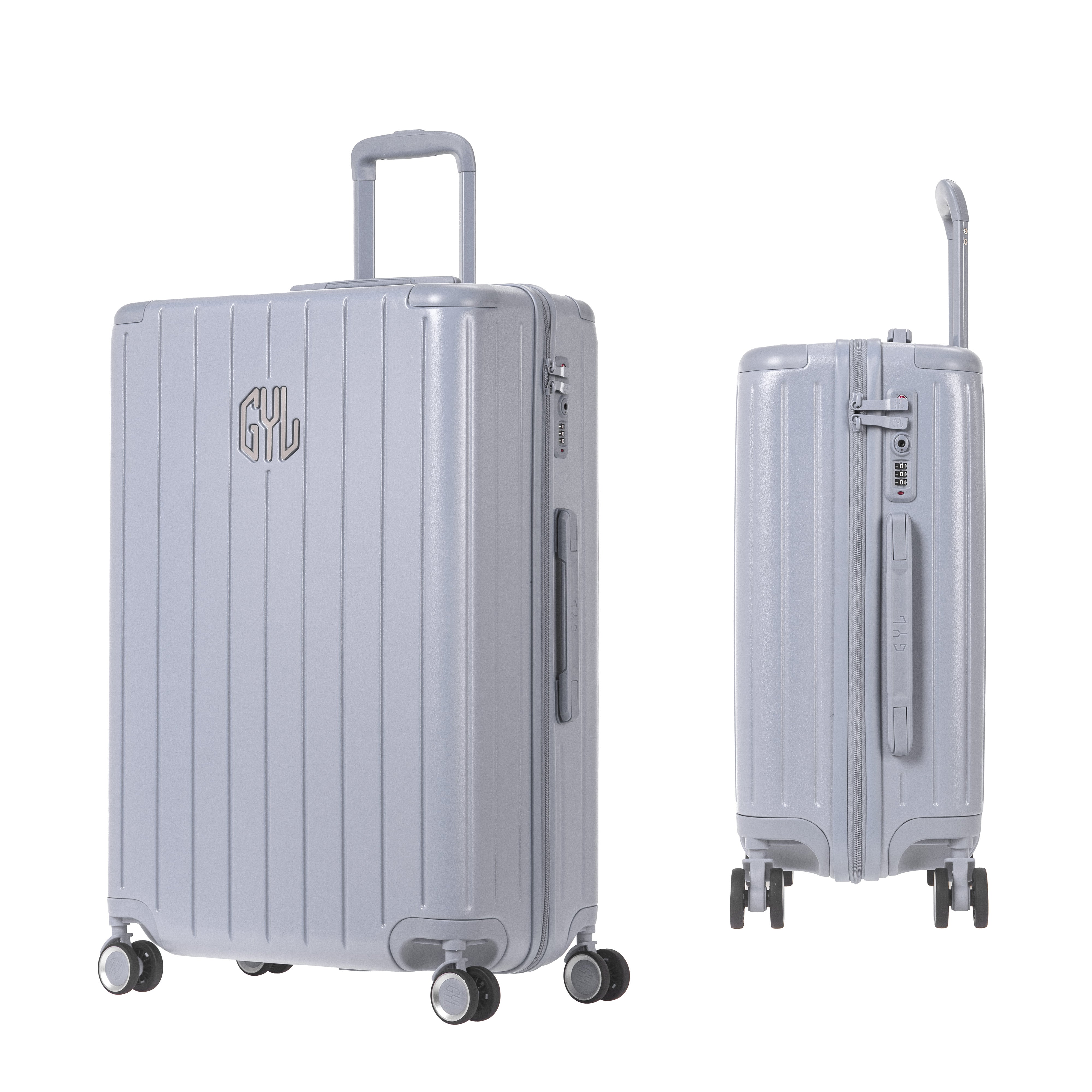 SET DE 2: VALISES RIGIDES SILVER FE204 (TAILLE S,M)