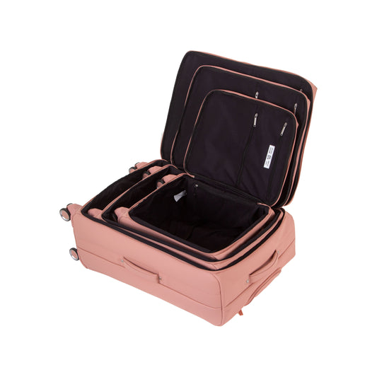 Set de 3 valises pink gold NAP