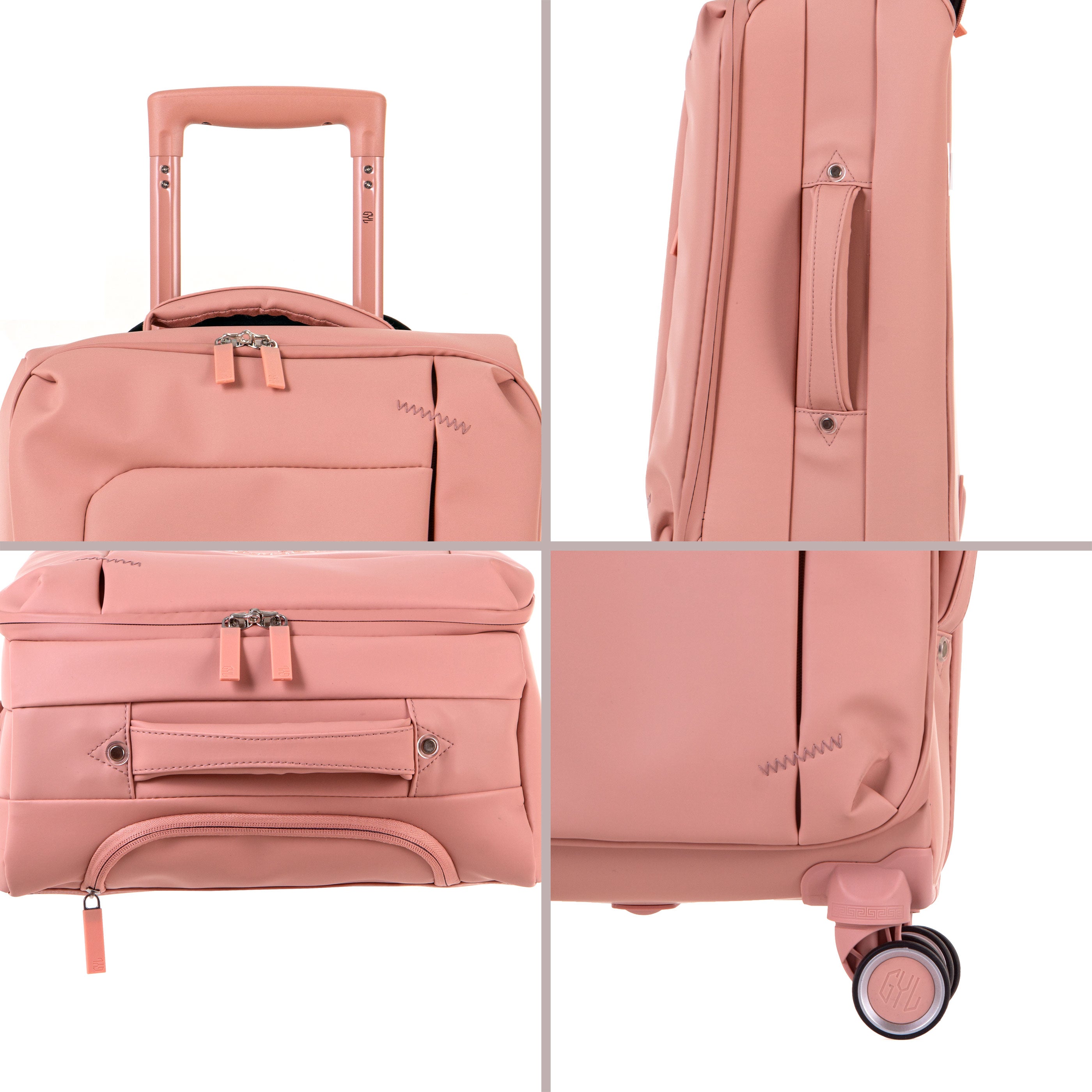 Set de 3 valises pink gold NAP