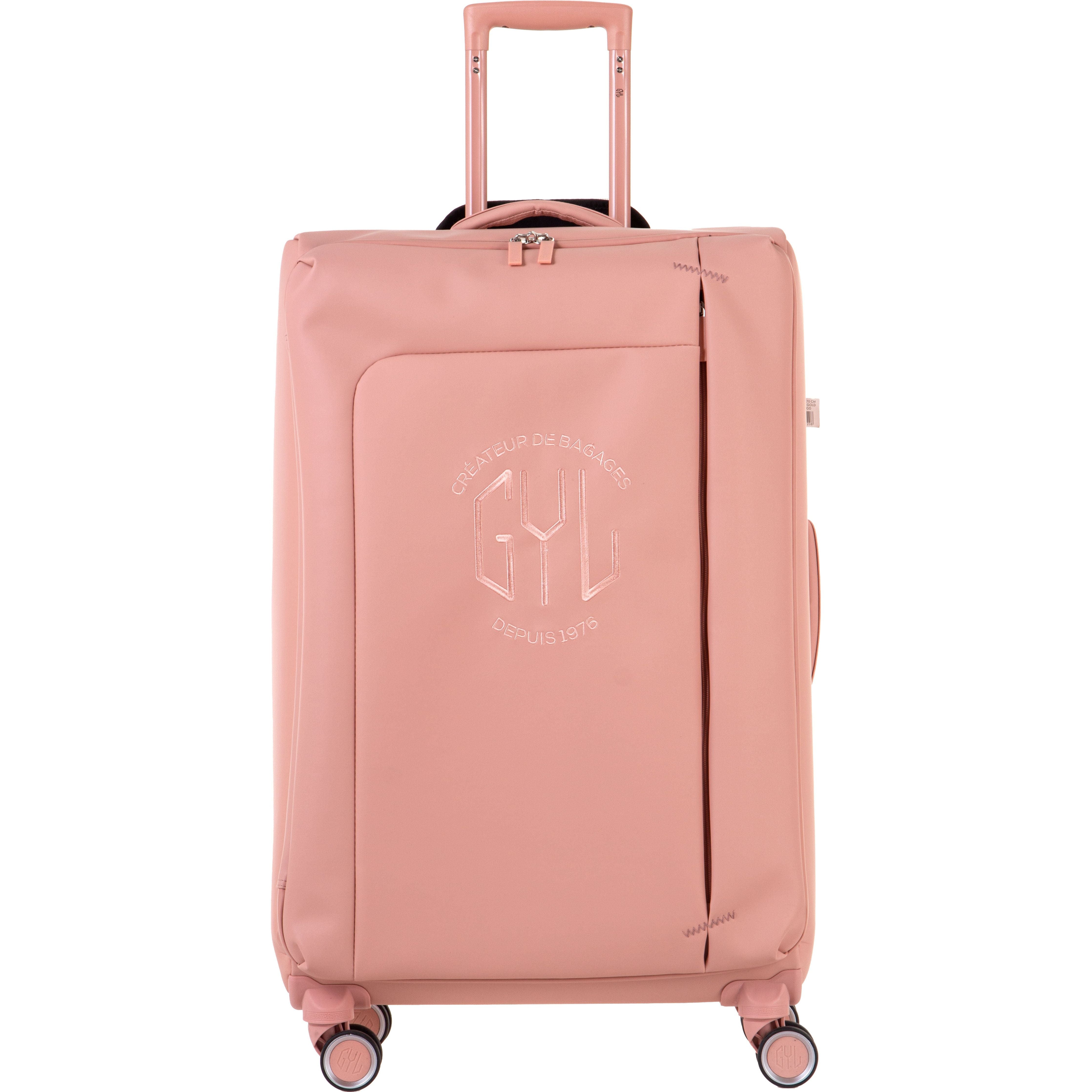 GRANDE VALISE PINK GOLD NAP