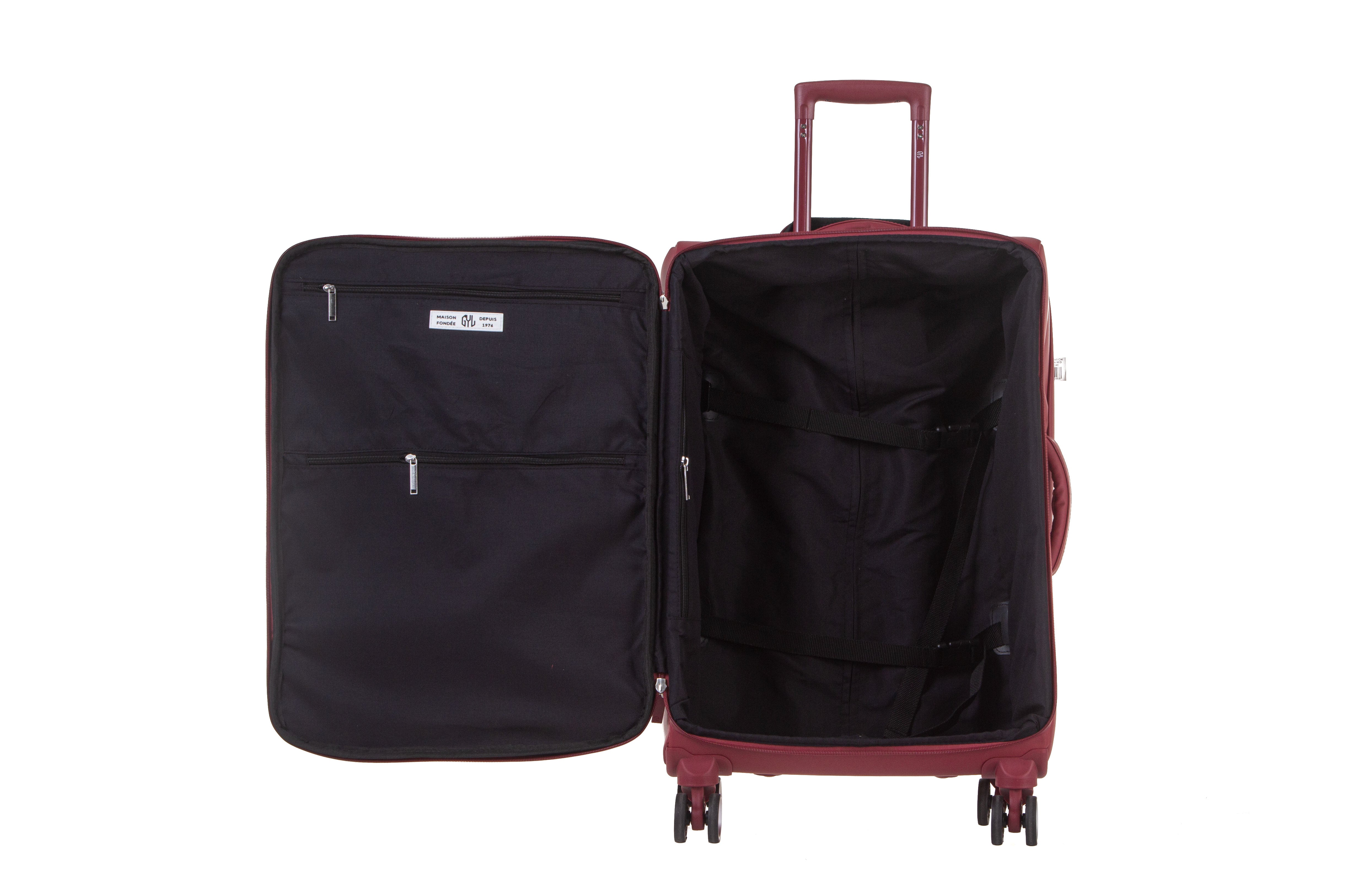 Set de 3 valises Dark red NAP