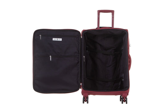 VALISE MOYENNE DARK RED NAP