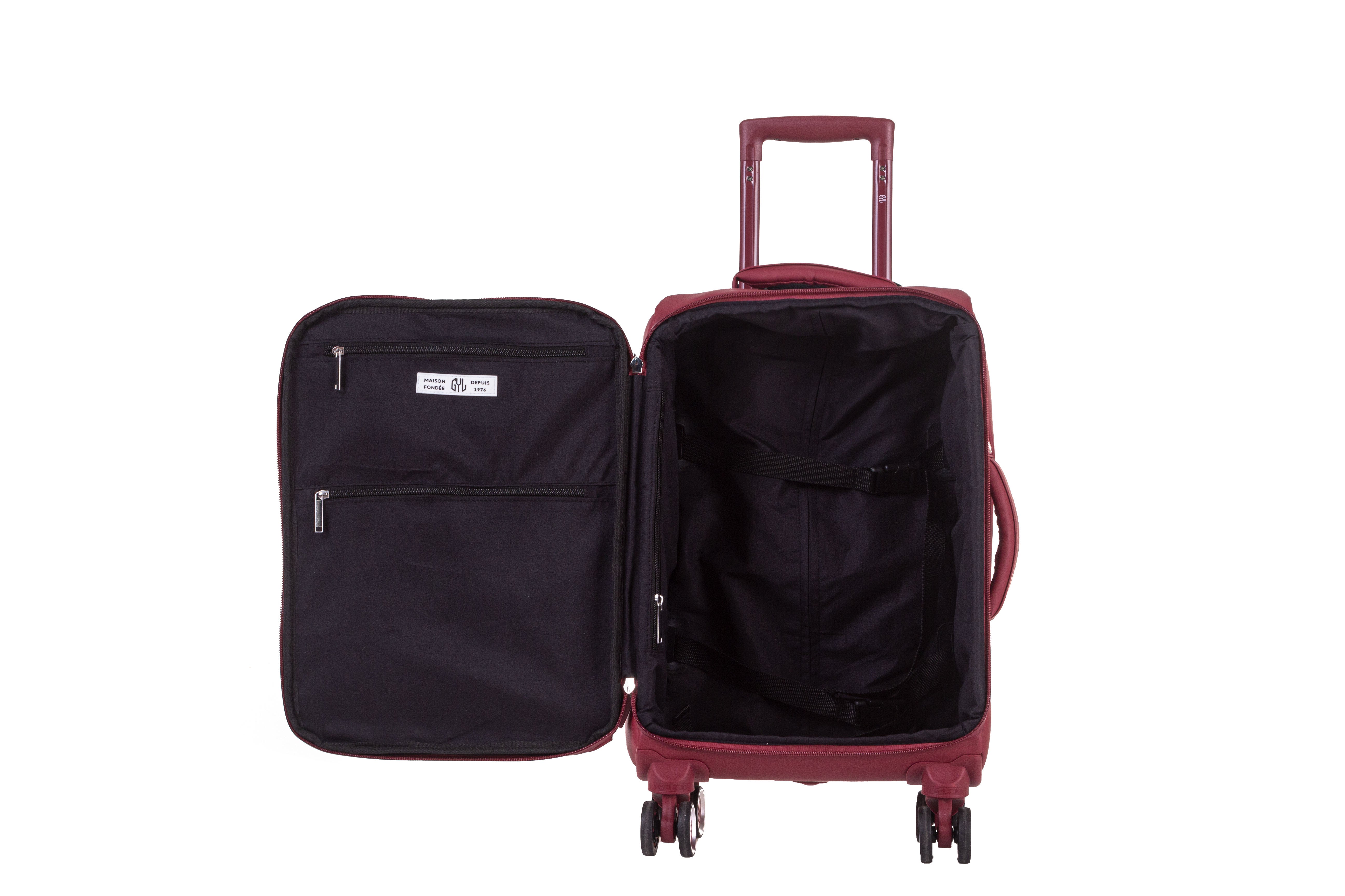 Set de 3 valises Dark red NAP