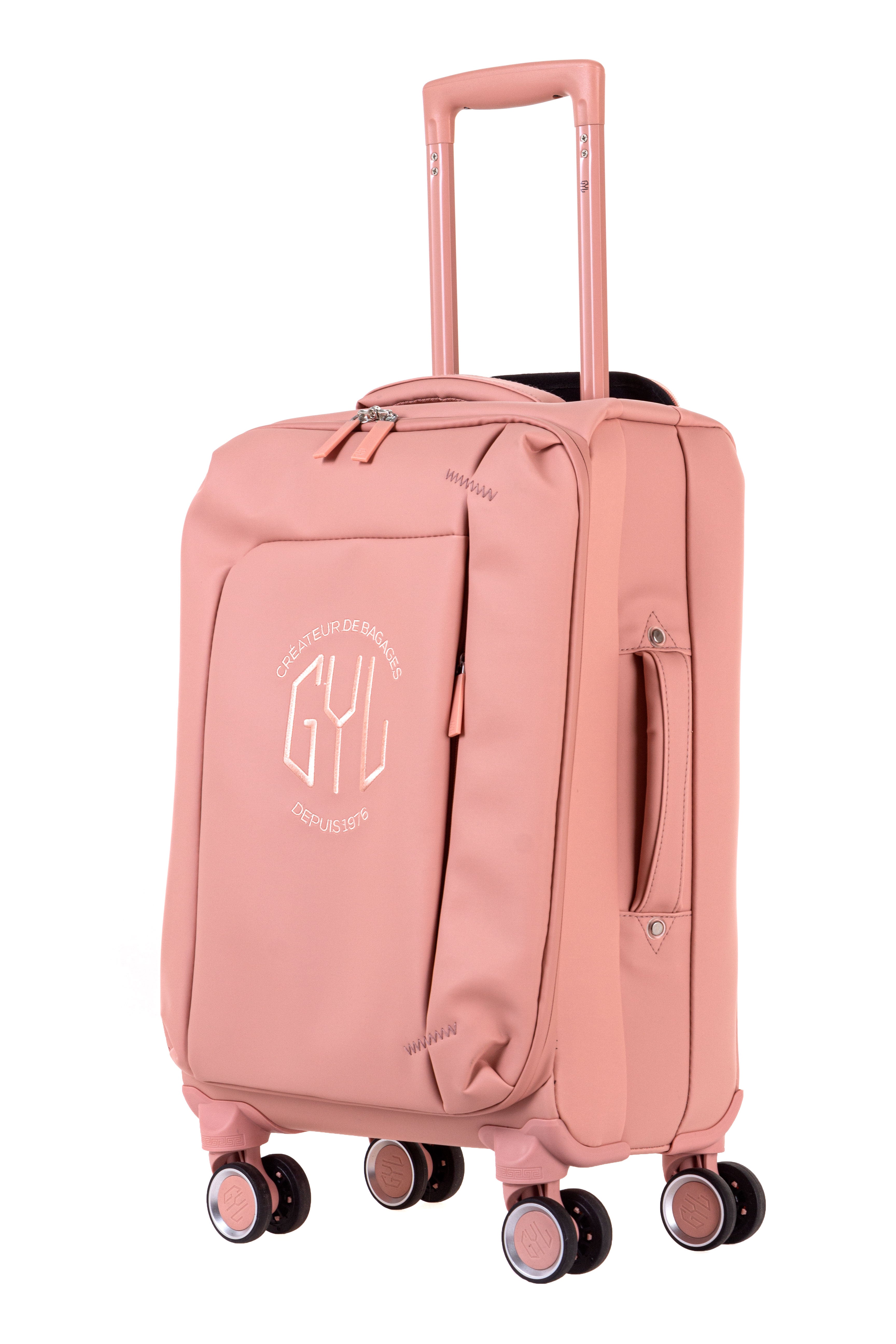 VALISE CABINE PINK GOLD NAP