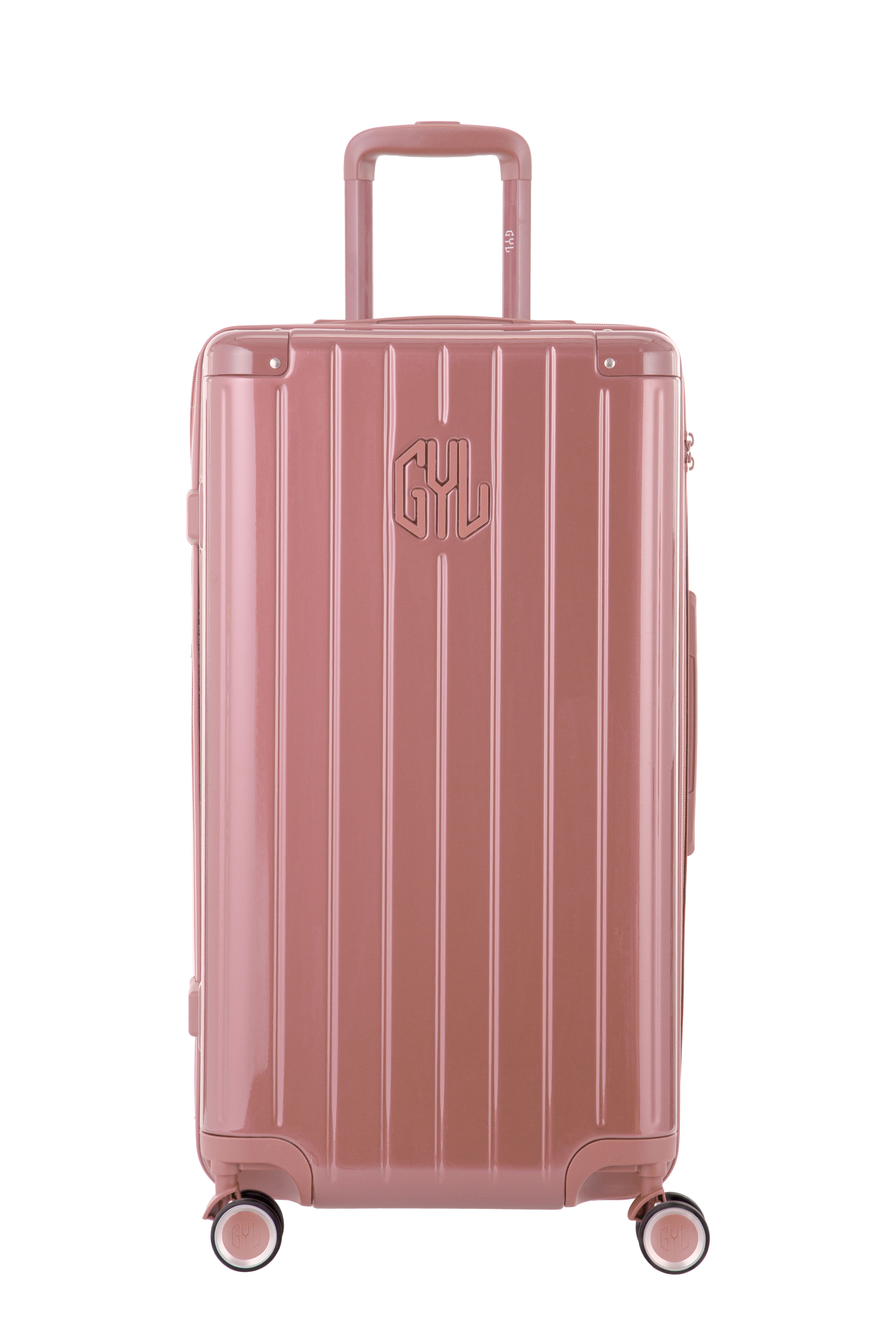 VALISE TRUNK FE204 (TAILLES S) OR ROSE