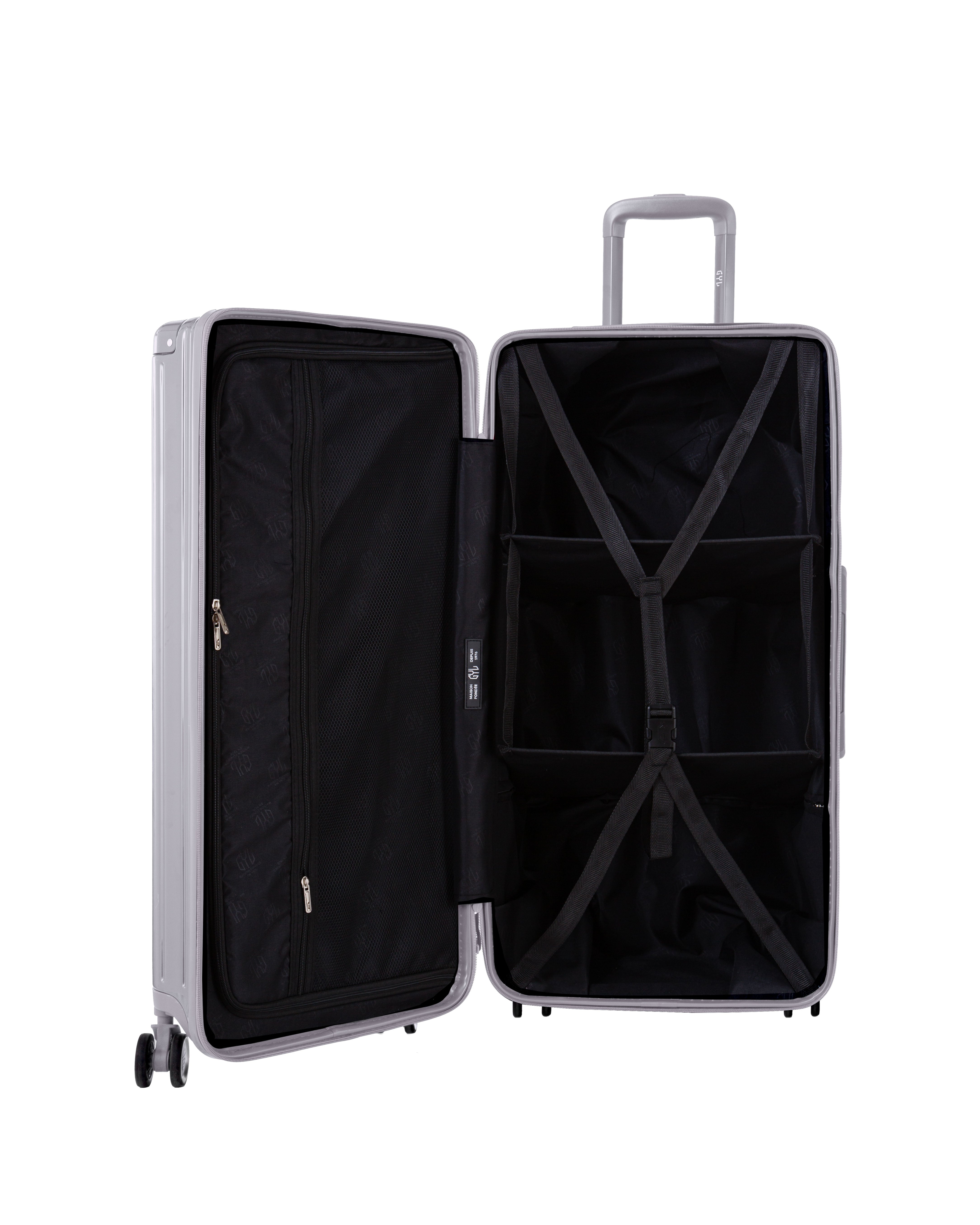 VALISE TRUNK FE204 (TAILLES L) ARGENT