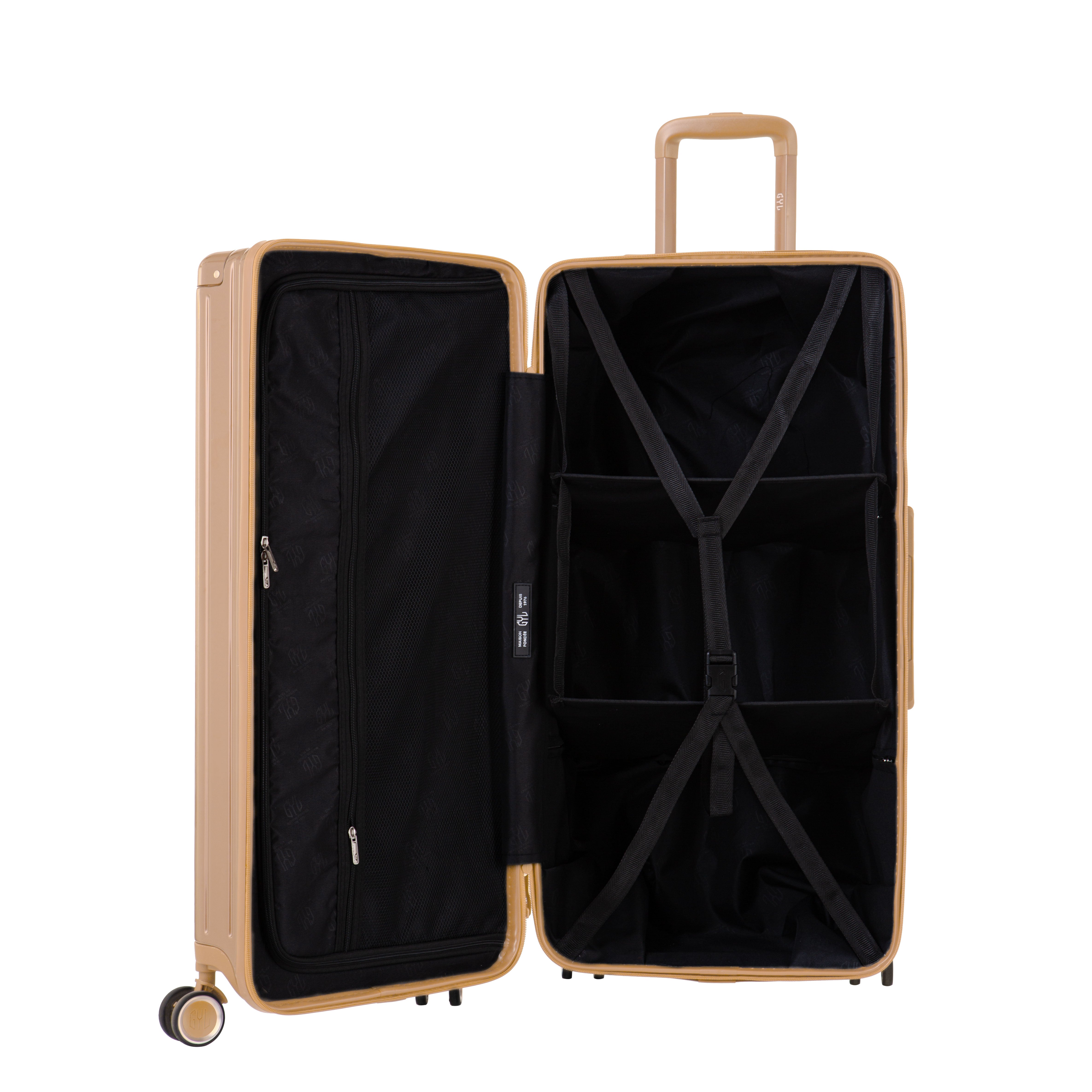VALISE TRUNK FE204 (TAILLES M) CHAMPAGNE
