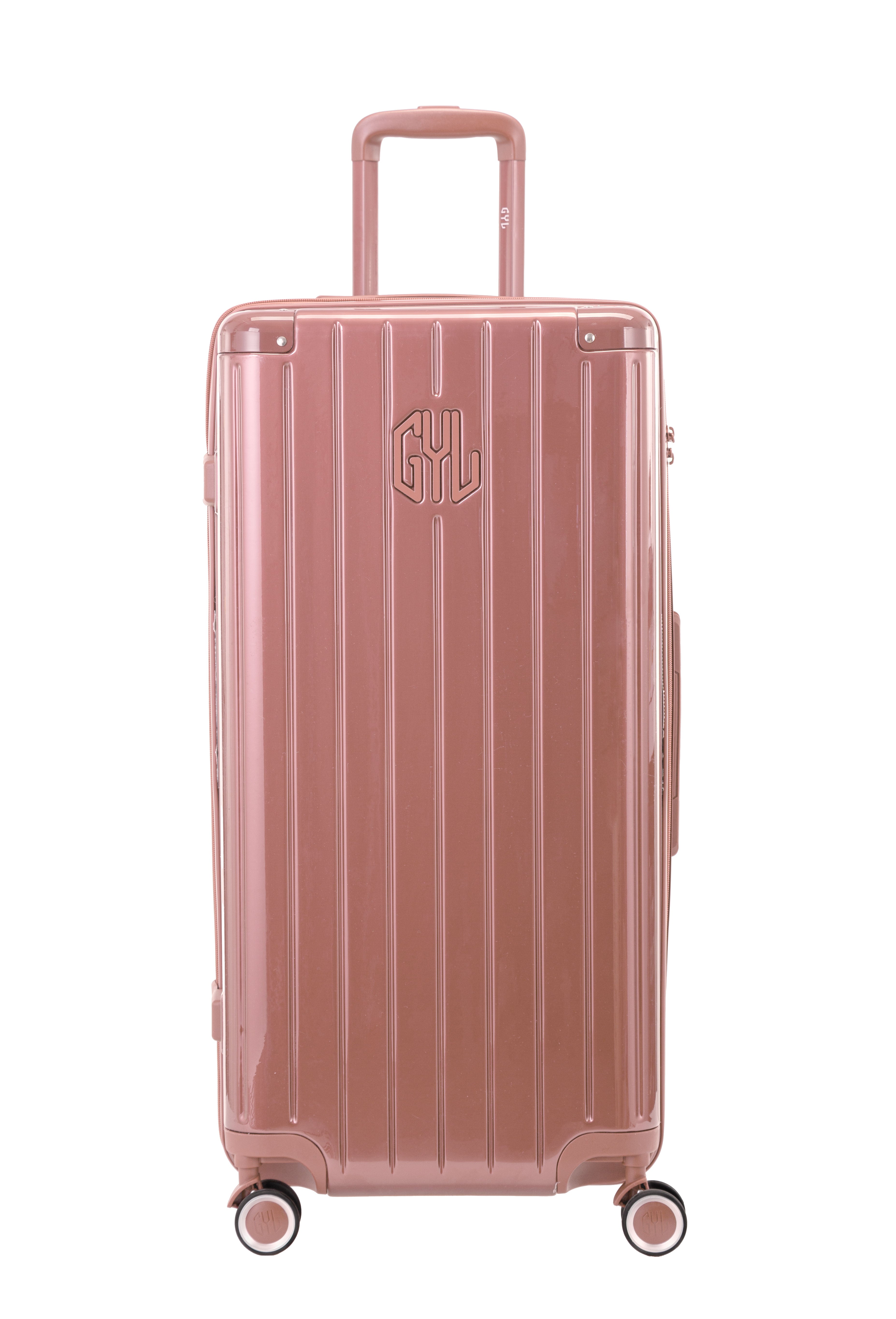 VALISE TRUNK FE204 (TAILLES M) OR ROSE