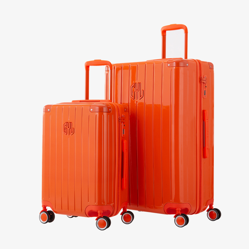 SET DE 2: VALISES RIGIDES ORANGE FE204 (TAILLE S,M)