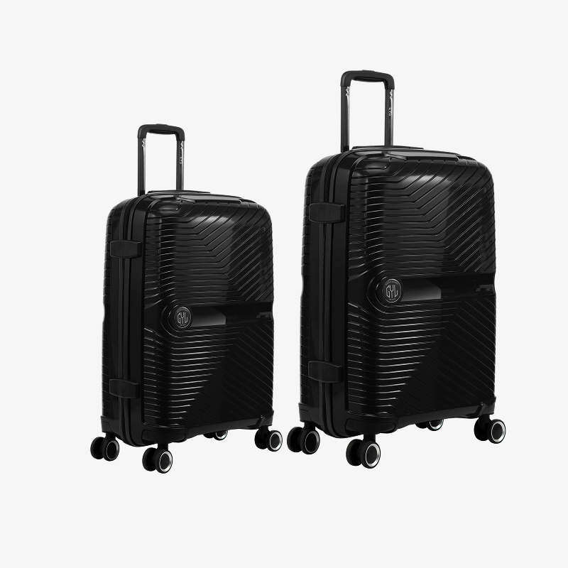 SET DE 2 VALISES RIGIDES BLACK PP5(TAILLE M,L)