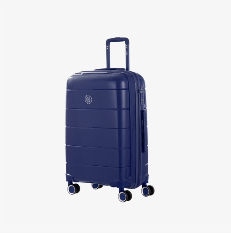 HARD SUITCASE BLUE CH3 MEDIUM (SIZE M)