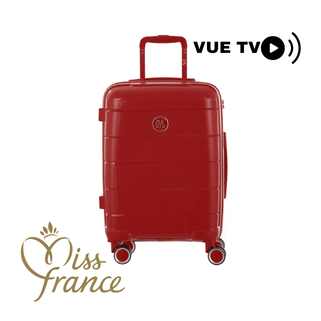 VALISE RIGIDE DARK RED CH3 CABINE (TAILLE S)