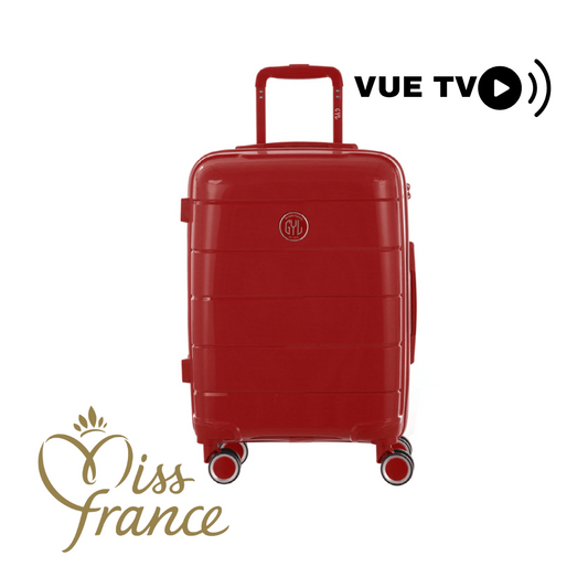 VALISE RIGIDE DARK RED CH3 CABINE (TAILLE S)