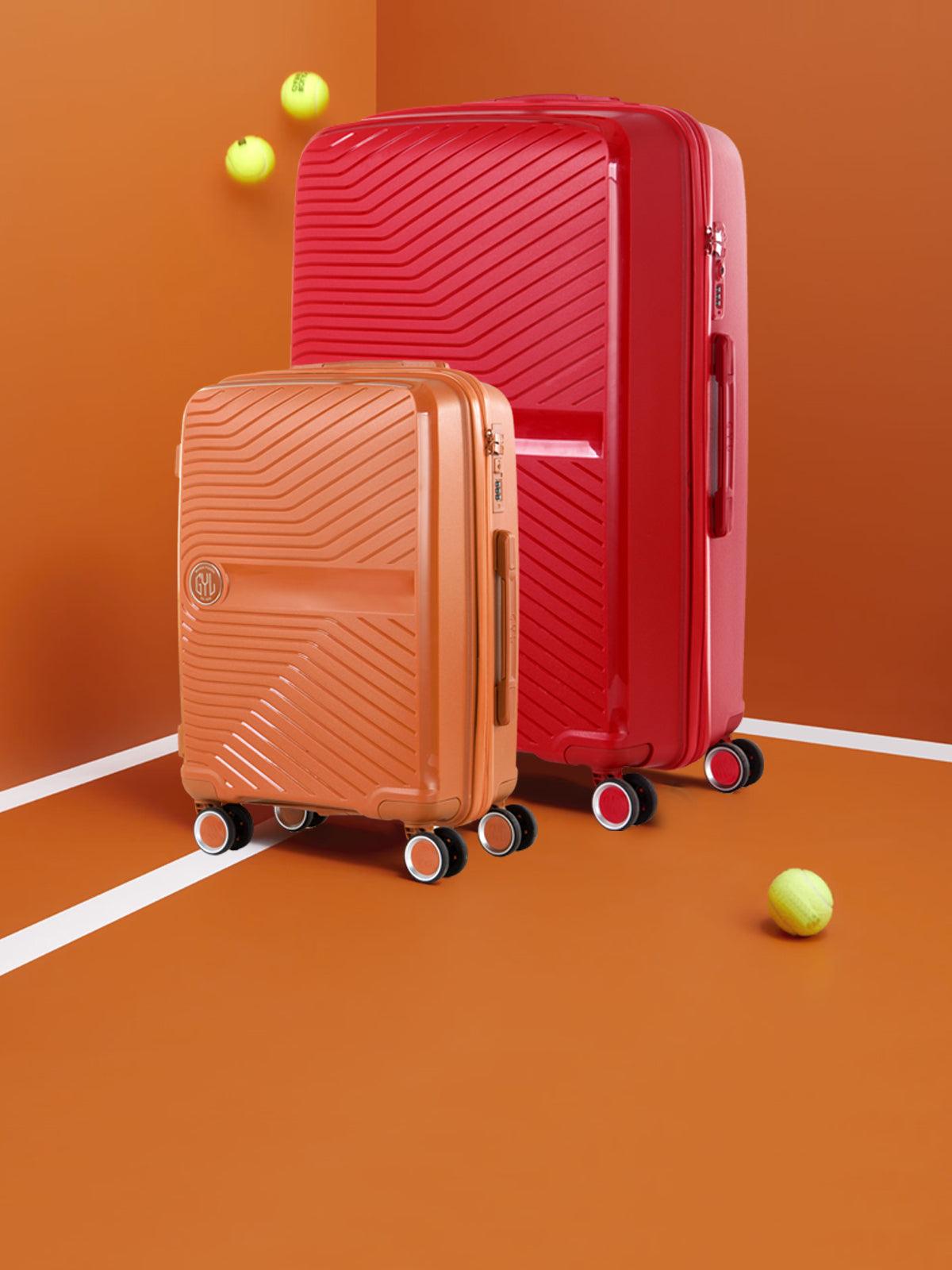 Cadenas de valise avion rouge