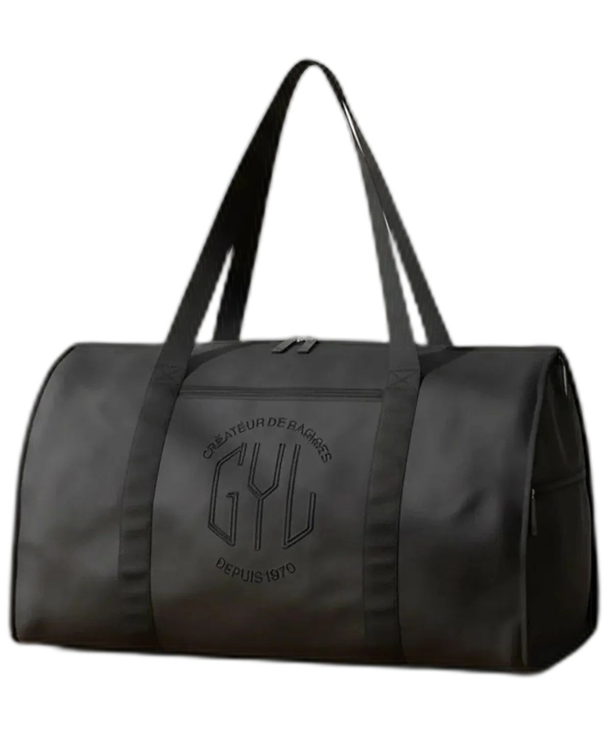 sac de voyage pliant noir GYL en situation lifestyle 55 cm