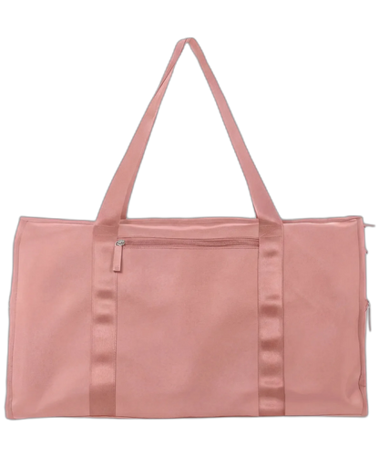 sac de voyage pliant or rose GYL vue de dos 55 cm