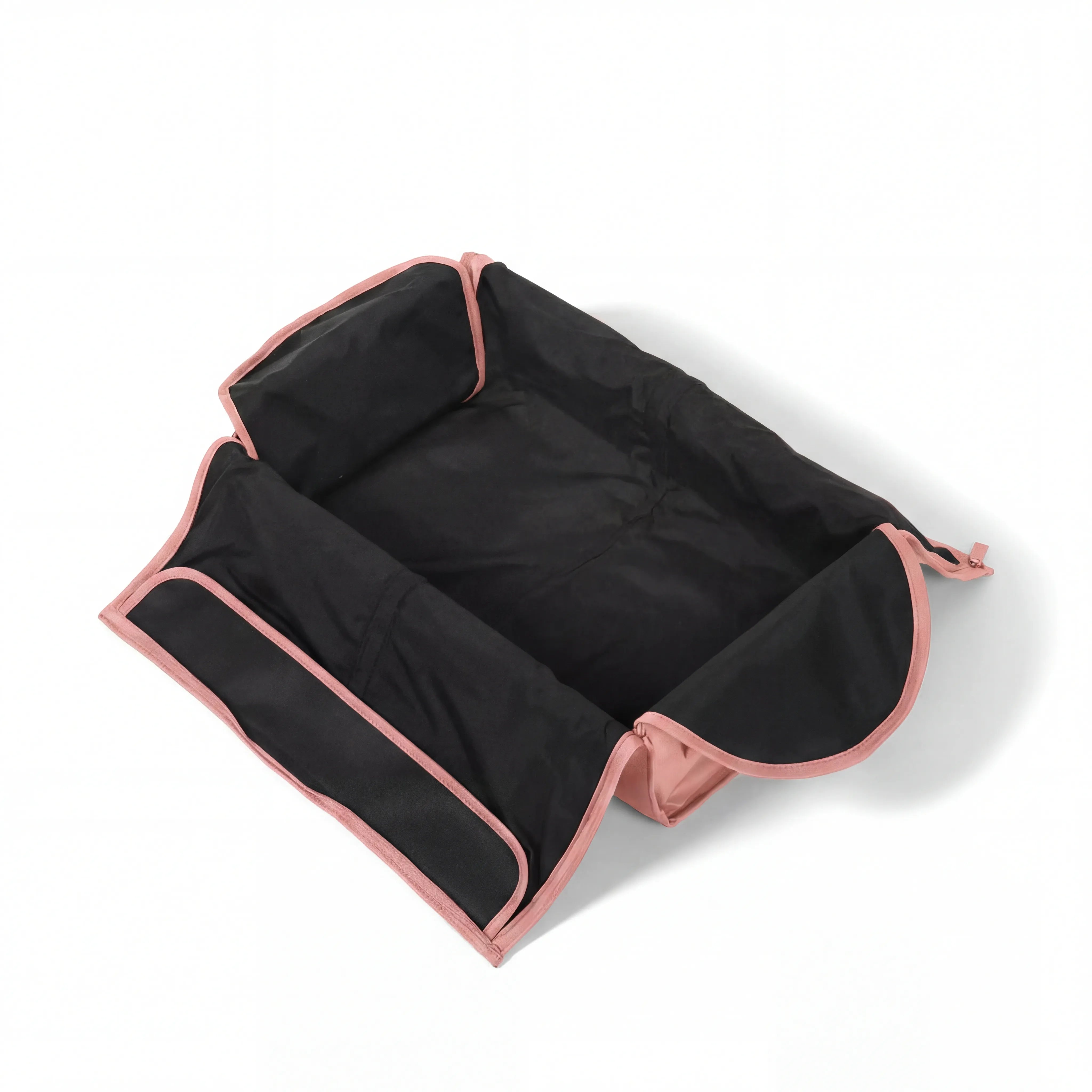 sac de voyage pliant rose gold GYL intérieur ouvert format compact