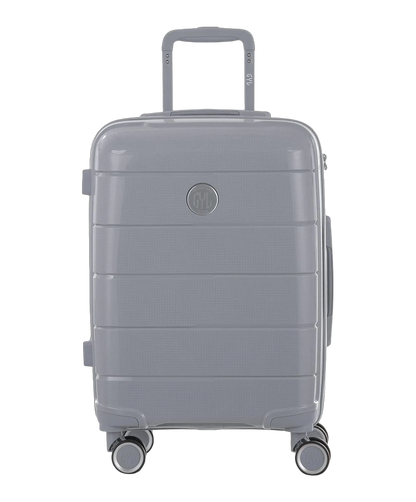 Valise cabine Citadine GYL argent vue de face avec logo