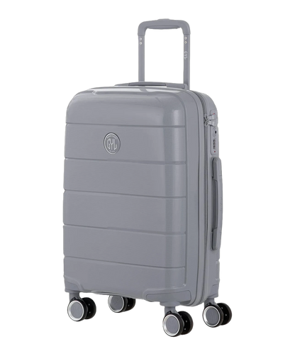 Valise cabine Citadine GYL argent vue trois quarts
