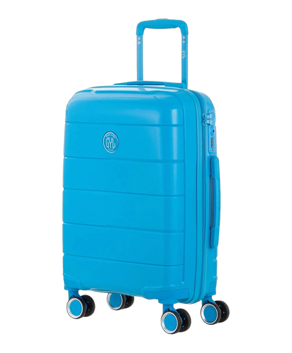 Valise cabine Citadine GYL bleu clair vue trois quarts