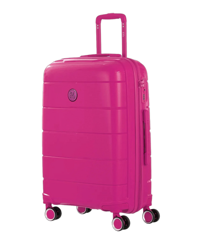 Valise cabine Citadine GYL fuchsia vue trois quarts