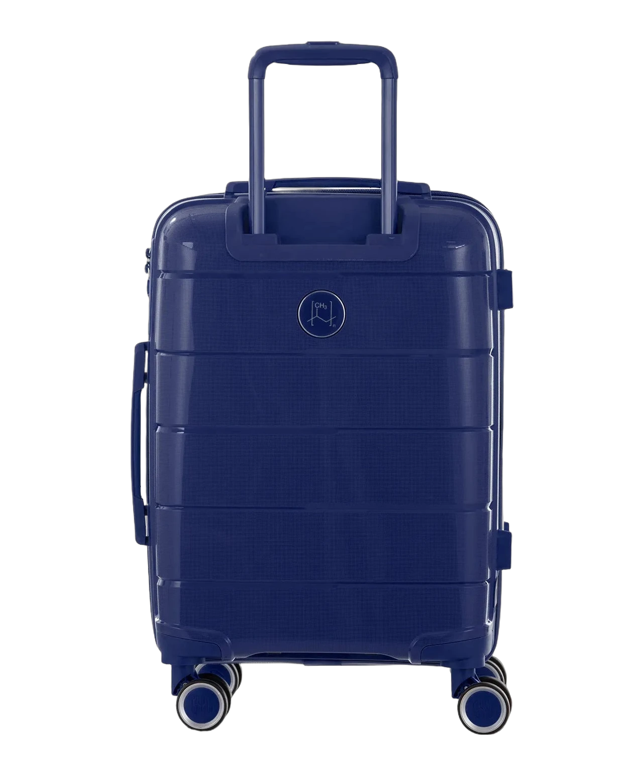 Valise cabine Citadine GYL marine vue de dos avec trolley deploye